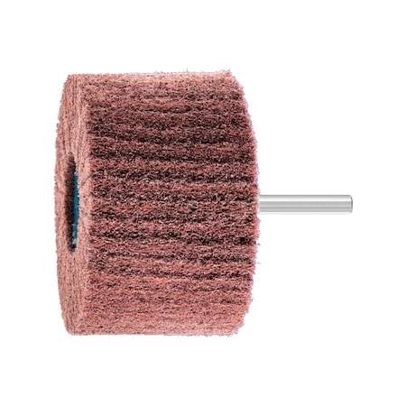 Pferd 3" x 2" POLINOX Mtd. Flap Wheel - 1/4" Shank - PNL Type - 180 Grit 46211